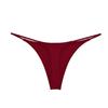 Europe and The United States Double Skinned Sexy Thong Low Waist Double Layer Bikini Cotton Women's T Underpants