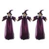 1/2/3/5Pcs Car Pendants Halloween Witch Outdoor Decorations with Lanyard Easy To Hang Ornament Hanging Haunted House Creep Prop