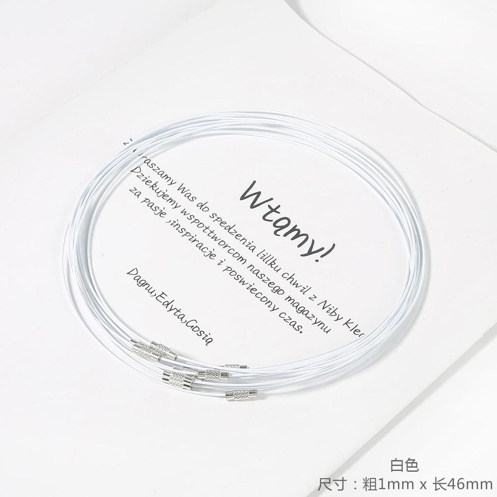 10pcs/pack Wire Collar Handmade DIY Necklace Lanyard Bracelet Ring Accessories