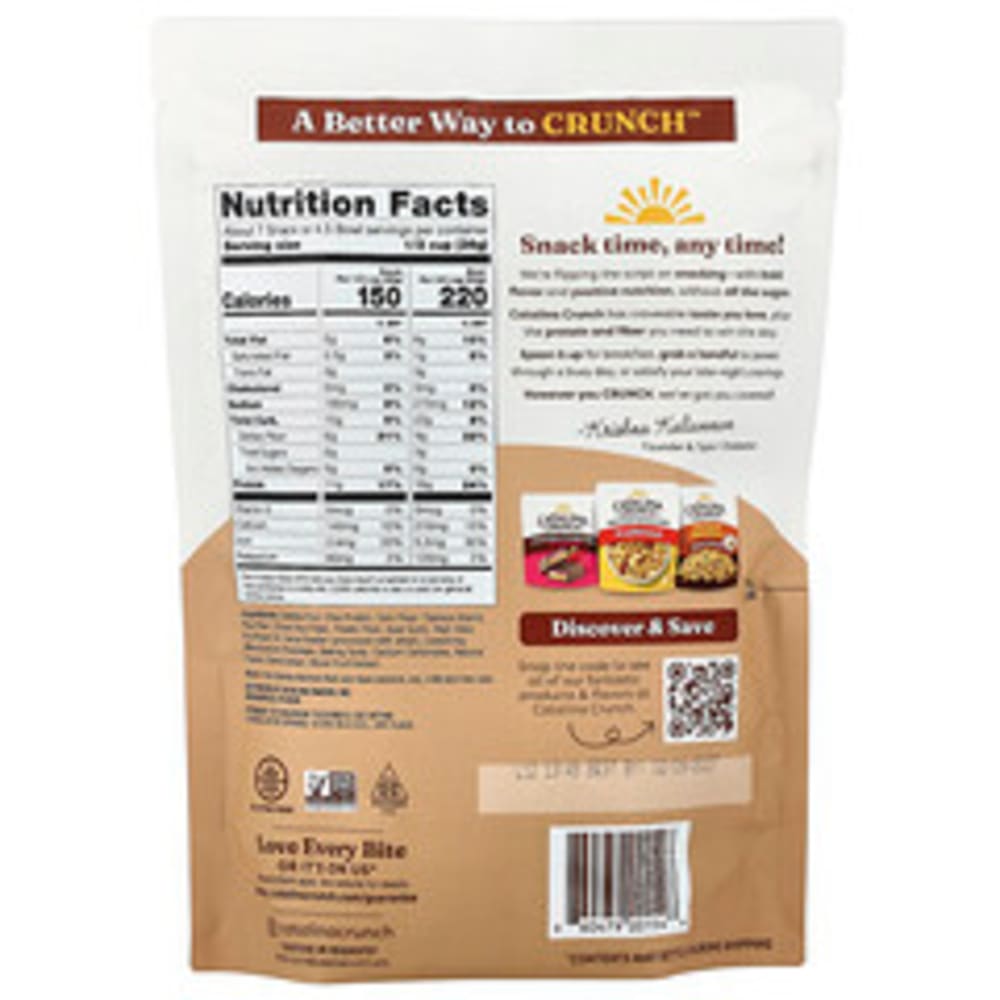 Catalina Crunch Protein Cereal Dark Chocolate 9 Oz 255 G