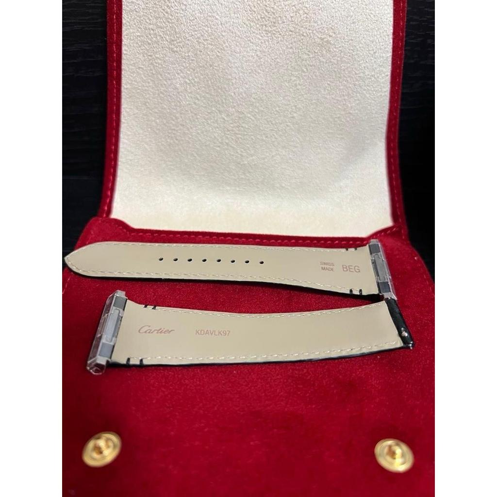 Б/У Cartier CARTIER Santos 100 XL Ремешок из крокодила Неиспользованный Ремешок из натуральной кожи D-пряжка 24 мм