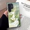 Горячий японский аниме-комикс Фрирен Чехол для телефона Samsung S26 Ultra S25 Edge Ultra S23 S22 S21 S20 Ultra Plus S24 Fe A25 Стеклянный чехол