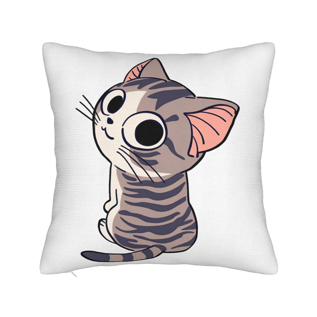 Pillow Cover CChis SSweet HHome Cat Novelty Pillow Case For Sofa Home Decor Pillowcases