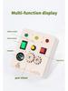 Montessori LED Circuit Board Wooden Busy Toy for Early Education