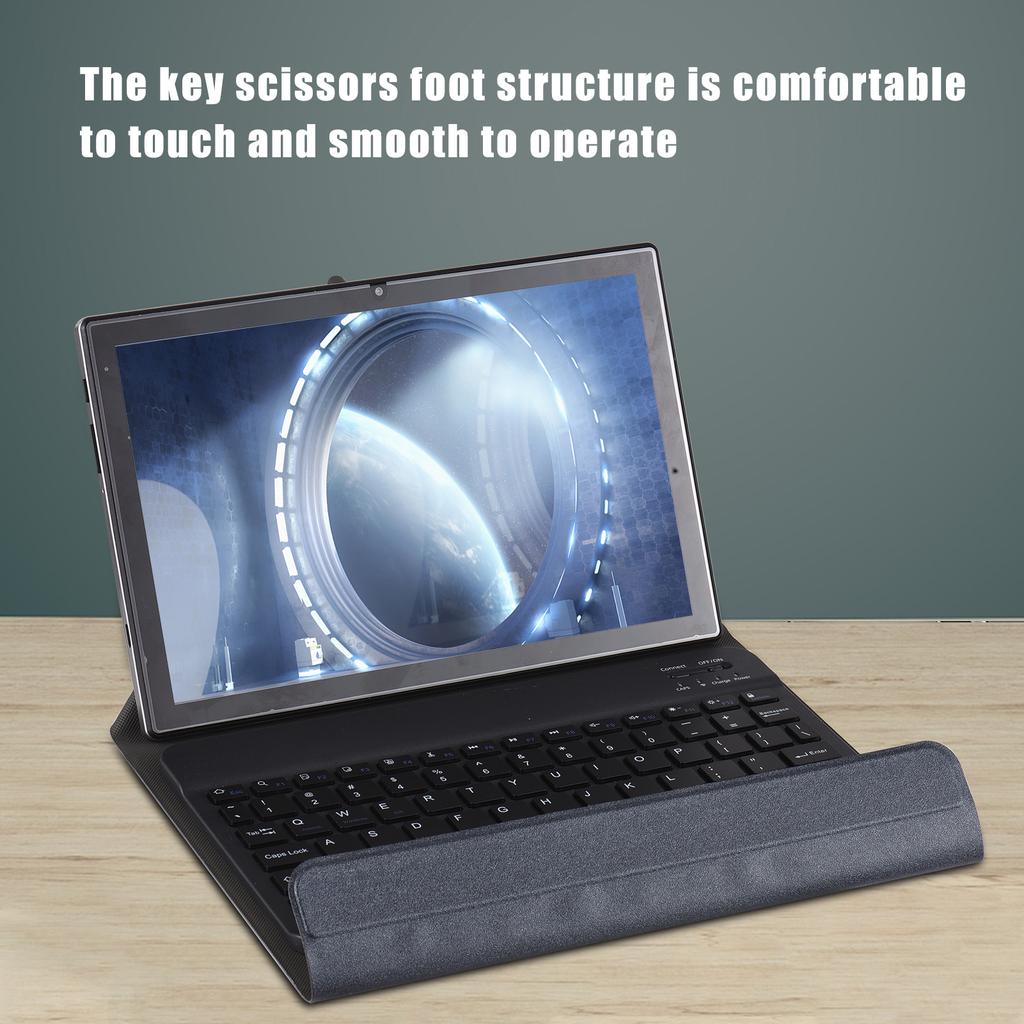 Универсальный чехол для планшета 10,1 дюйма с магнитной крышкой клавиатуры BT, защитный чехол для планшета 10 дюймов