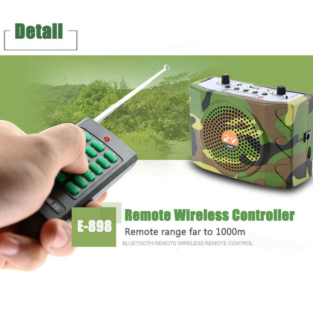 38 Вт динамики, звуковой плеер, электронный манок для птиц, многоцелевой усилитель, износостойкий комплект пульта дистанционного управления