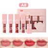 Блеск для губ Зеркальное стекло телесного цвета Увлажняющий отбеливающий блеск для губ Симпатичный набор