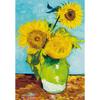 1014 Piece Jigsaw Puzzle - Three Sunflowers, Popular Korean Puzzle