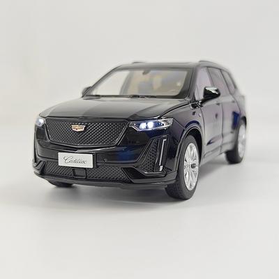 1:24 Масштабная модель автомобиля Cadillac XT6 из сплава, внедорожник, аксессуары для автомобиля, двери и капот, багажник открываются