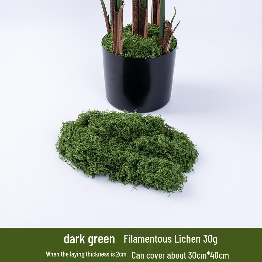 Artificial Moss Turf Landscape Ornament for Bonsai & Potted Plant Decoration