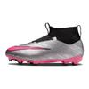 Zoom Mercurial Superfly 9 Academy FG MG GS Набор детских кроссовок к 25-летнему юбилею серебристый металлик-серебристый черный FJ2032-060