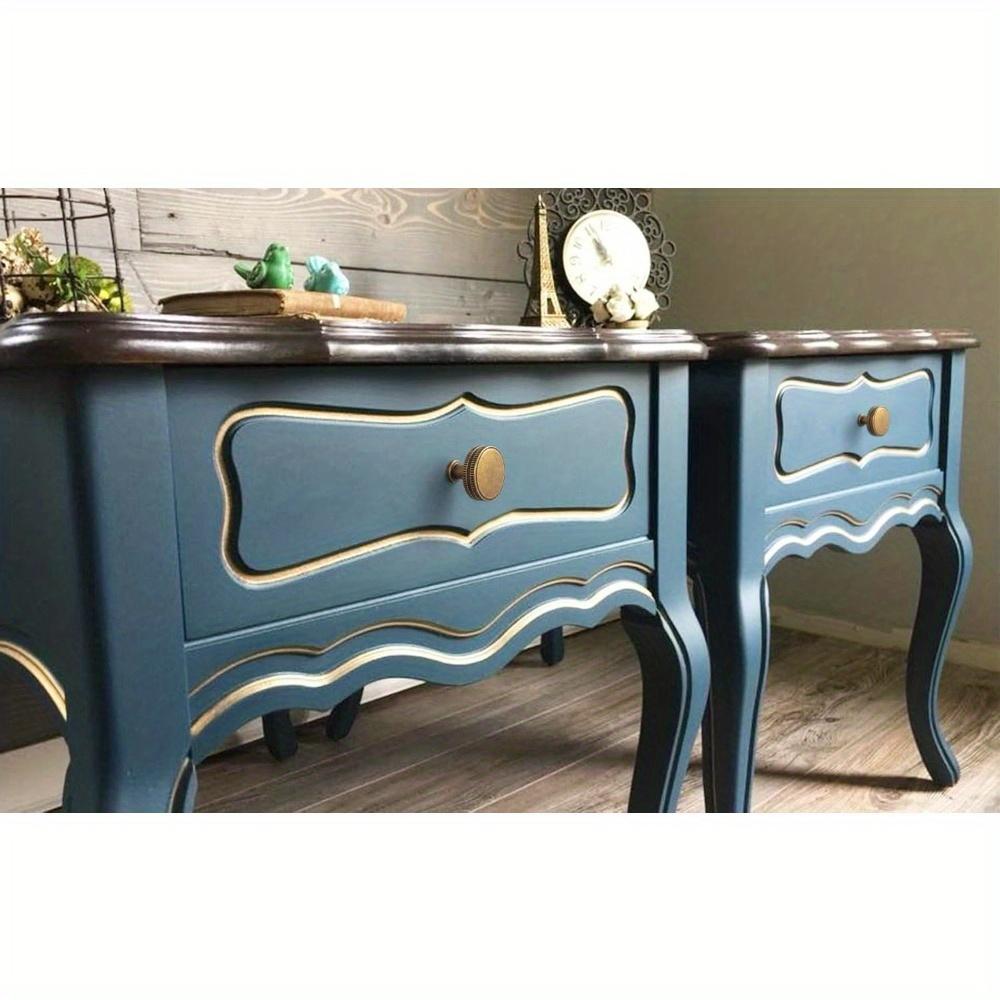 4pcs Antique Bronze Cabinet Drawer Knobs - Vintage Retro Brass Bar Knob Single Hole Pull Kitchen Hardware for Dresser Cupboard Wardrobe, 2182M-GT