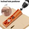 Single/Twin Hole Oblique Hole Locator With Magnet Guide Hole Fixture DIY Woodworking Tools