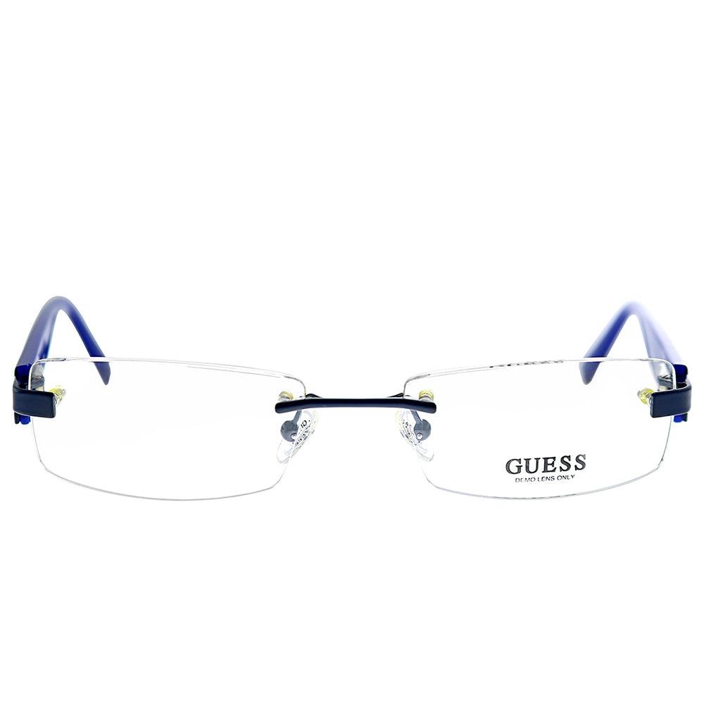 Guess Gu 1630 Bl 52mm Unisex Rimless Eyeglasses 52mm Blue