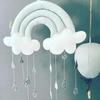 Cute Kids Play Tent Decoration Tent Props Toy Raining Clouds Water Drop Baby Bed Room Hanging Wall Decor Room Decoration