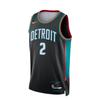 Dri-Fit FW25 НБА Детройт Пистонс Сезон 2025-26 Городская версия С круглым вырезом Повседневная Без рукавов Баскетбольная майка Мужская майка HM5980-018