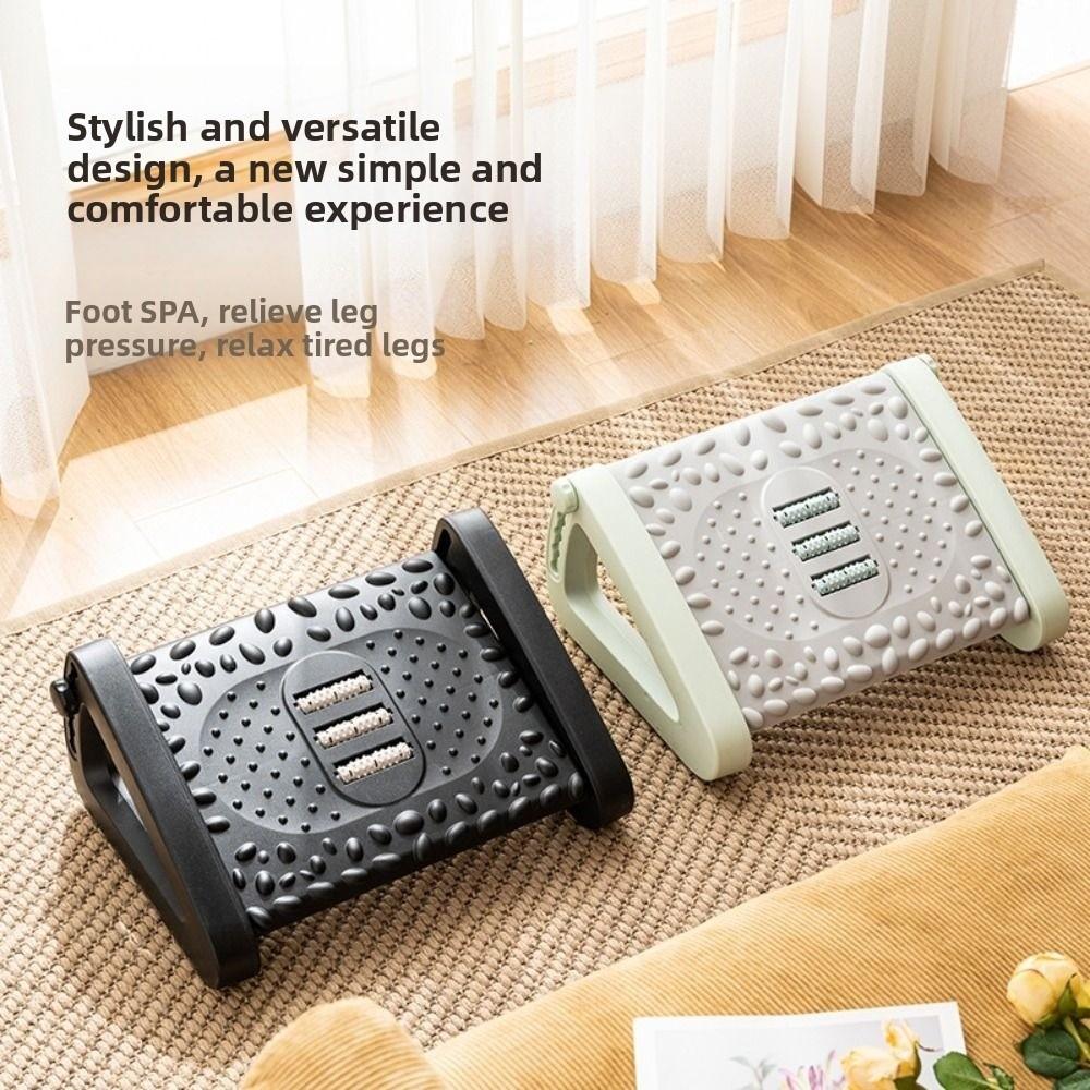Non-slip Pad Foot Rest Under Desk Plastic Footstoo Ergonomic Footrest  for Under-desk Support
