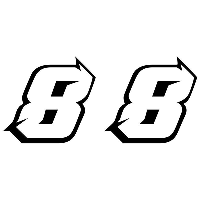 Белые светоотражающие наклейки JDM для автомобиля, водонепроницаемые декоративные чехлы для мотоциклов