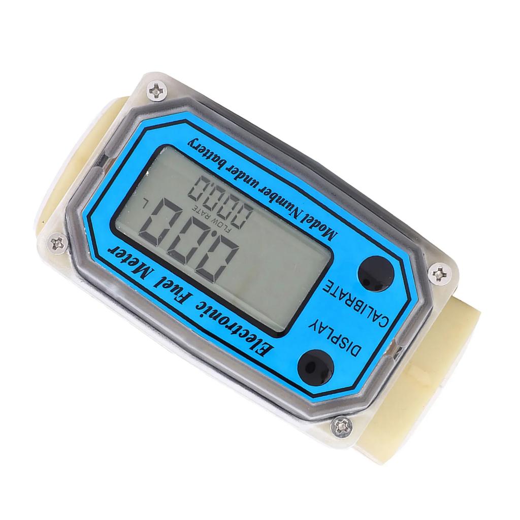 Mini Digital Turbine Flowmeter Diesel Fuel Meter Meter Diesel Flowmeter 0‑90L/min 25‑150L/min 35‑250L/min 1" NPT Tools