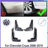 4 шт. автомобильные брызговики для Chevrolet Cruze 2008 ~ J300 2009 2010 2011 брызговики брызговики на крыло авто