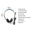 3.5mm Wired Headphones No Microphone Universal Pc Gaming Headset Noise Reduction Stereo Earphones Helmet For Laptop Computer