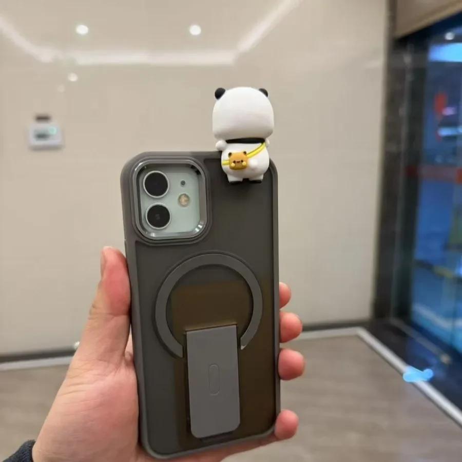 Кавайные фигурки Аниме Бубу Дуду Украшение для дома, машины, телефона Милый мини-игрушка Панда Мультяшный Медведь Йер Кукла Декор для экрана Подарок для пары