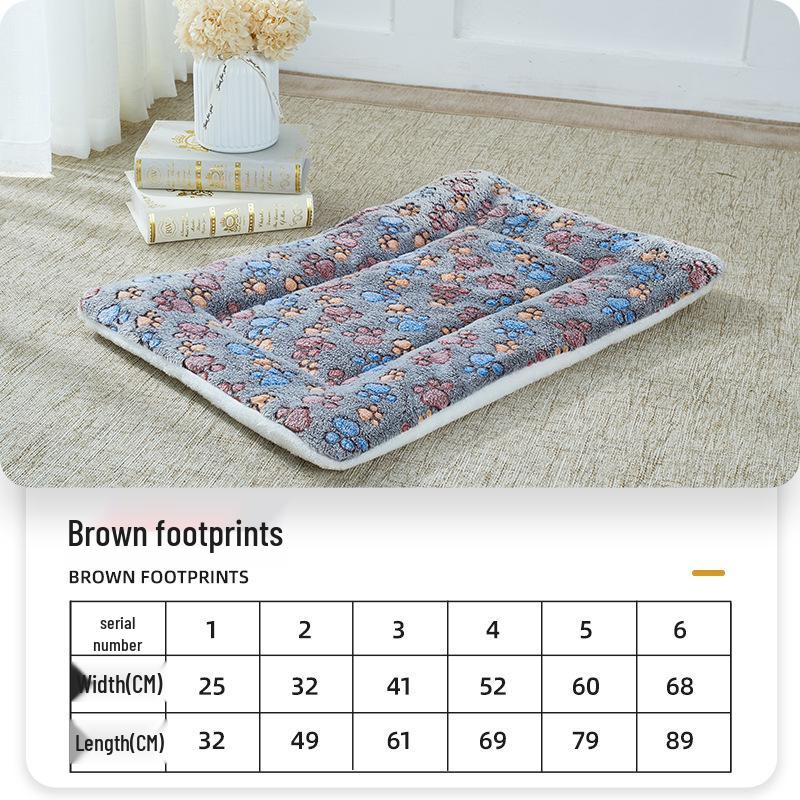 Уютное одеяло для питомца: Теплый, утолщенный спальный коврик для собак и кошек - Идеально подходит для осени и зимы