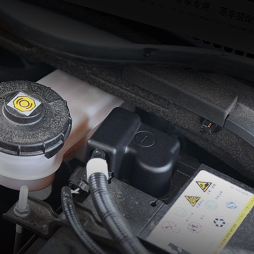 ABS Flame Retardance Battery Negative Protective/Dustproof Cap/Cover for HONDA CIVIC X 10TH Gen 2016-2019 Car Accessories