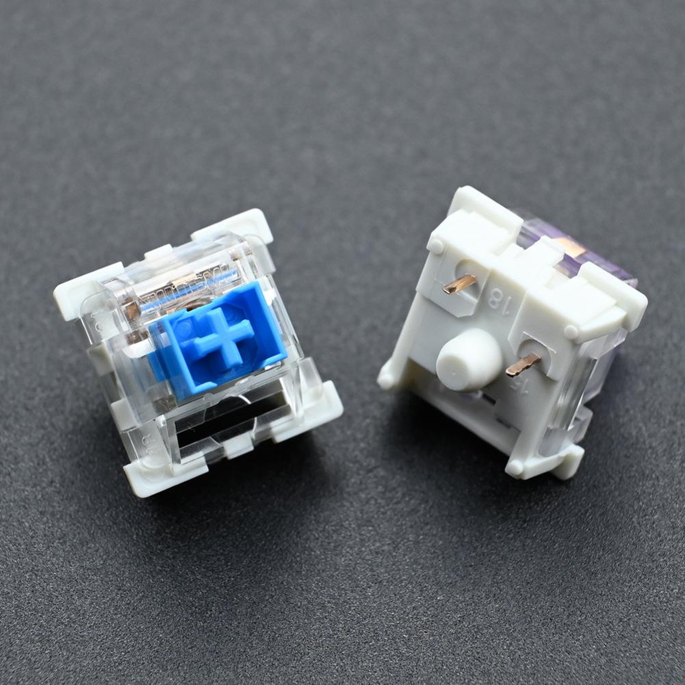 Compatible With MX-style Keyboards Custom Key Replacement 1.5*1.8cm 3 Pin Switches Copper Alloy Spring Machine-Applied Grease