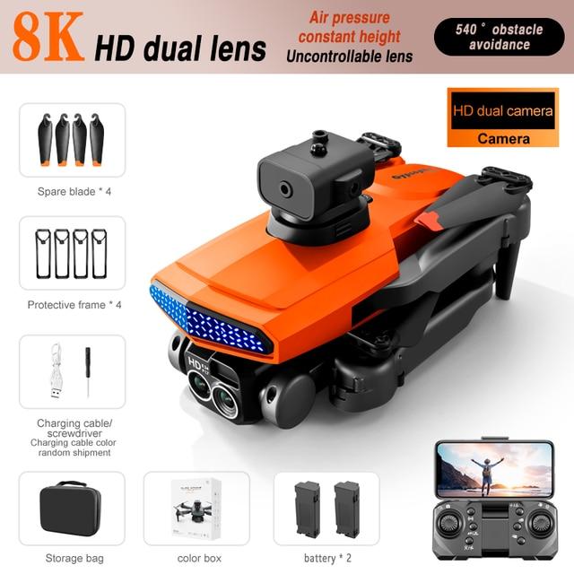 Новый LYZRC D6 PRO Drone ESC Двойная камера HD Аэрофотосъемка Обход препятствий WIFI FPV Квадрокоптер Детская игрушка в подарок