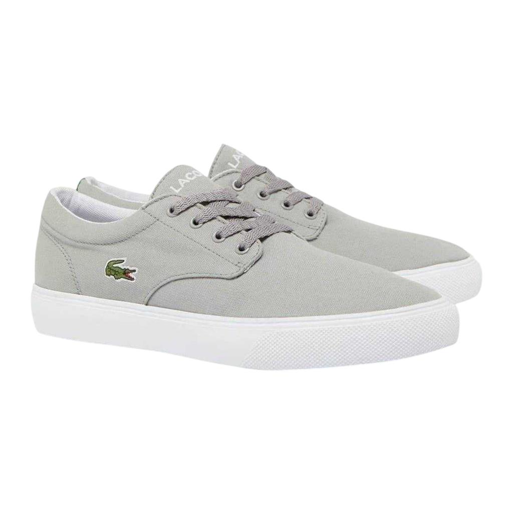 Lacoste Mens Canvas Grip Flat Trainers