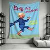 Emil i Lönneberga Tapestry, Astrid Lindgren Story Character Wall Hanging, Wall Backdrop for Bedroom Home Decor
