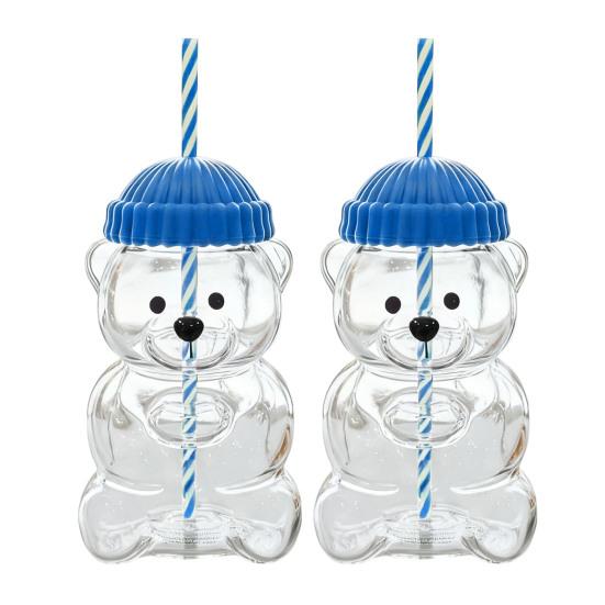 Милая чашка-поильник с трубочкой, милая кофейная кружка 20 унций, забавные стеклянные чашки для кофе, молока, чая, сока, термостойкая стеклянная посуда для вечеринок, дома, офиса