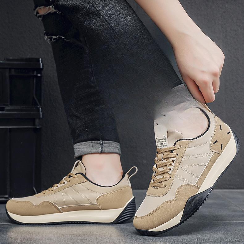 Весенне-осенняя обувь для мужчин, модная повседневная обувь, высококачественные уличные кроссовки на толстой подошве