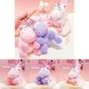 Adorable Jinnew Plush Unicorn Keychain Soft And Colorful Cartoon Charm Gift