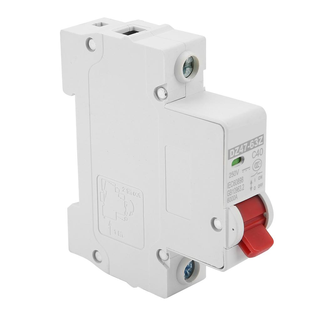 DZ4763Z1P 40A DC Миниатюрный автоматический выключатель Защита от утечки Воздушный выключатель