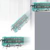 Friction Powered Double Decker Bus Model Open the Door Sightseeing Bus Model  Boys Toy