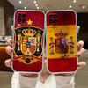 RE54 Spain Flag Transparent Phone Case for Motorola Moto G40 G04 G05 One Ace Action  Fusion + Plus Hyper Macro Vision Zoom