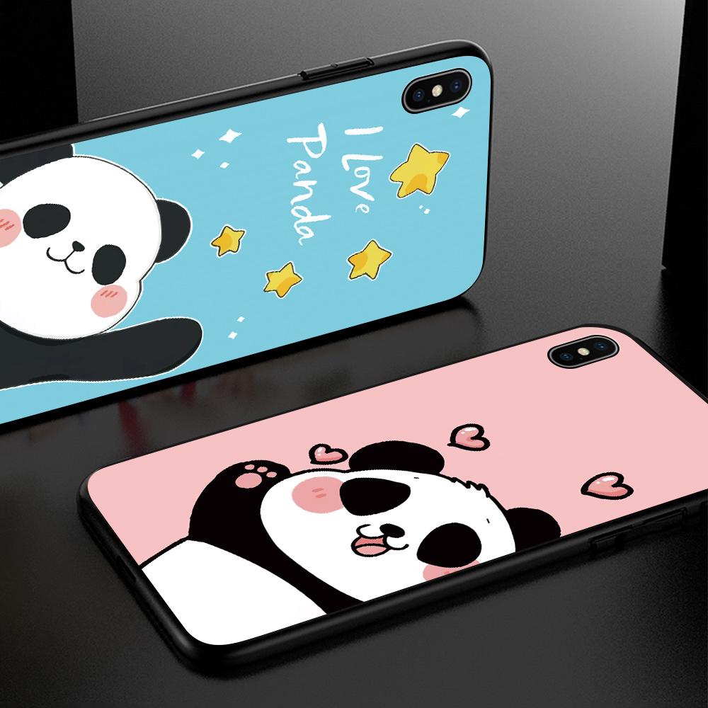 Противоударный мягкий чехол, модный милый чехол с пандой для девочек и мальчиков, милый мягкий силиконовый чехол из ТПУ для телефона Xiaomi Redmi