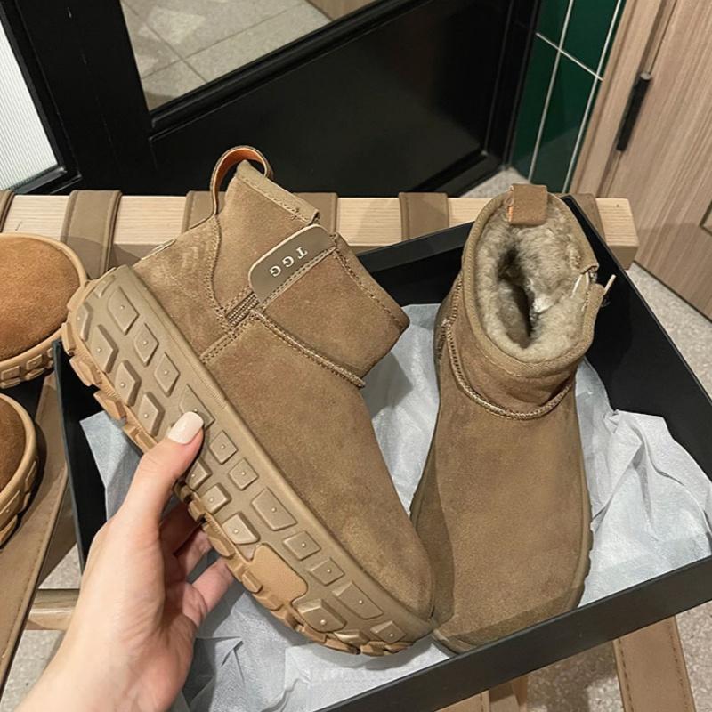 Ботильоны на платформе, женские, на плоской подошве, замшевые, на высоком каблуке, кроссовки, зимняя обувь 2025 года, спортивная обувь для бега, дизайнерские Botas Mujer