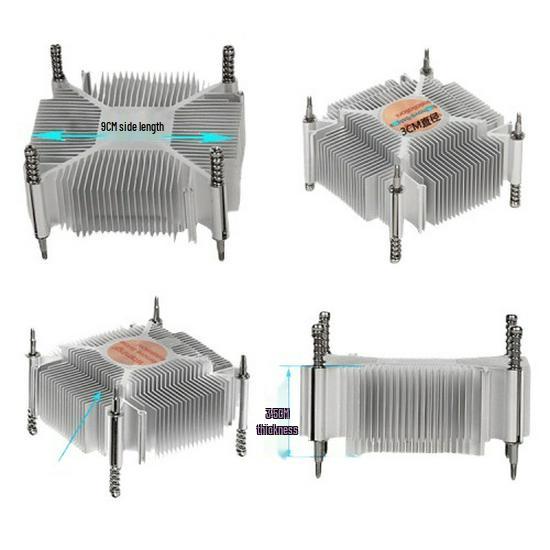 Вентилятор охлаждения ЦП Intel для настольных ПК с 4-контактным контролем температуры для сокетов 115X