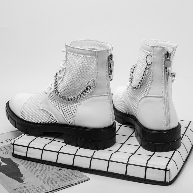 Модная кожаная обувь для мужчин Натуральная кожа Ботинки больших размеров Высококачественные дизайнерские формальные ботинки Повседневные ботинки Модный бизнес