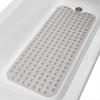 Bathroom Non-Slip Massage Mat/Bathtub Mat with Drainage Holes, Bubble Protrusions, Suction Cups, and Foot Pads