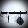 4 Hooks Coat Rack Aluminum Towel Rack Modern Wall Hook  Space Saving