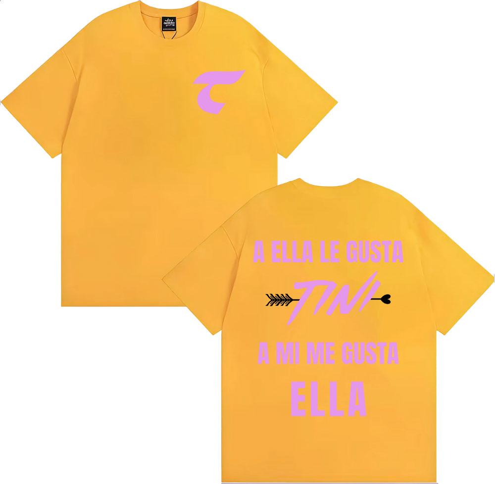 TINI STOESSEL A Ella Le Gusta Tini Print T Shirts Unisex WOMEN Clothing Harajuku High Street Tshirts Summer Tops Oversized T Shirt