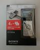 Sony Stereo IC Recorder with FM Tuner, 4GB, Silver, ICD-UX543F/S