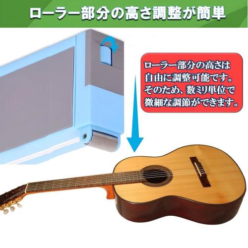 SALUDABLE Guitar Saddle Polishing Tool + String Action Ruler (2-Piece Set)