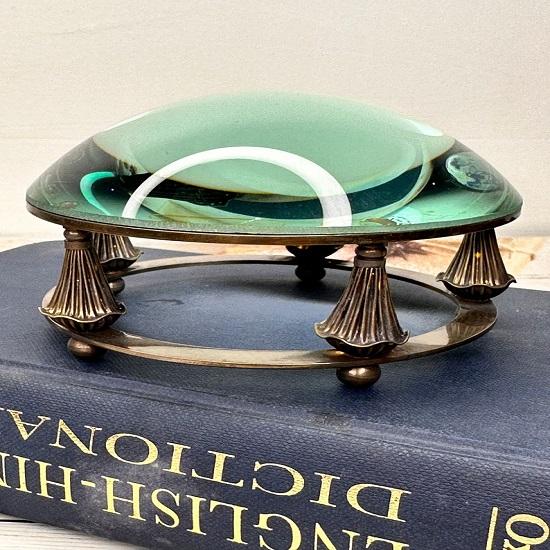 Увеличительное стекло для чтения морских карт, ручная работа, подлинный королевский дизайн, увеличительное стекло для домашнего офиса, декоративная морская латунь