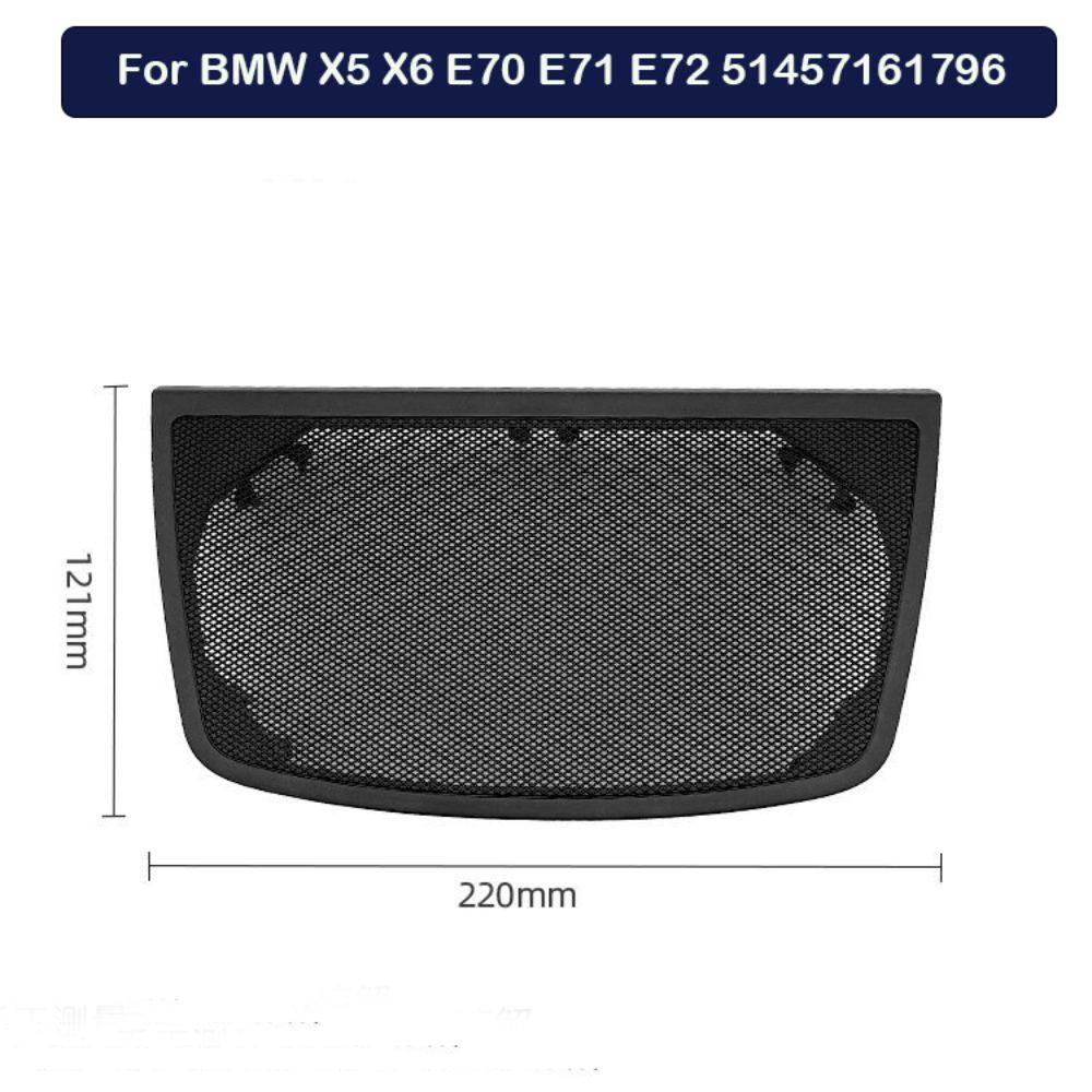 ABS Car Central Control Instrument Panel Loudspeaker Accessories for BMW X5 X6 E70 E71 E72