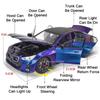 1:24 Scale I5M60 M8 Sports Car Model Toy Diecast Metal Sound Light Shock Absorption Doors Opened Vehicle Models for Children